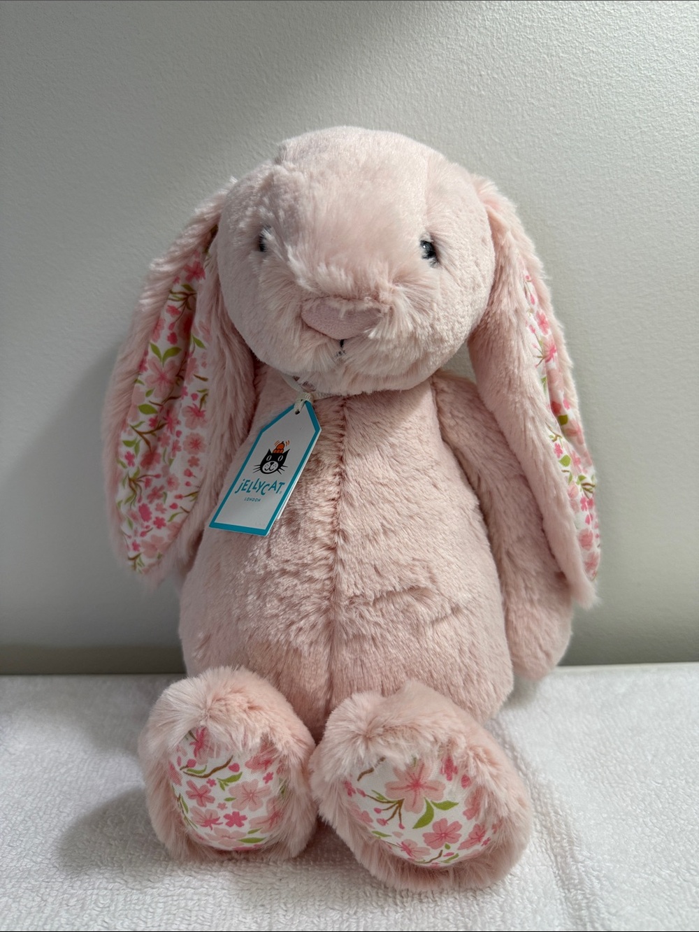 Authentic Jellycat - Blossom “Blush” Bunny Large